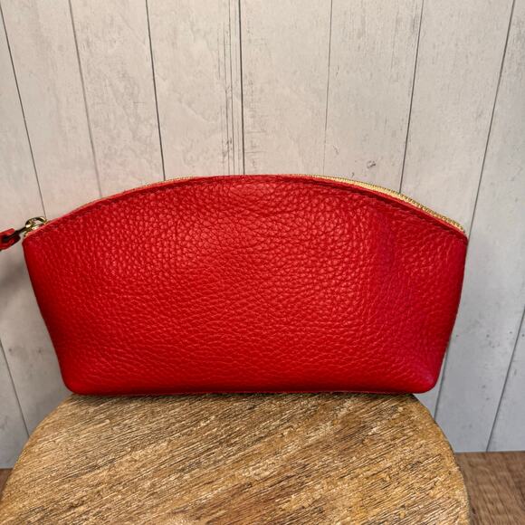 Portland Leather SUGAR Eclipse Makeup Bag FAST SHIP Leather Bag NEW - Picture 1 of 5